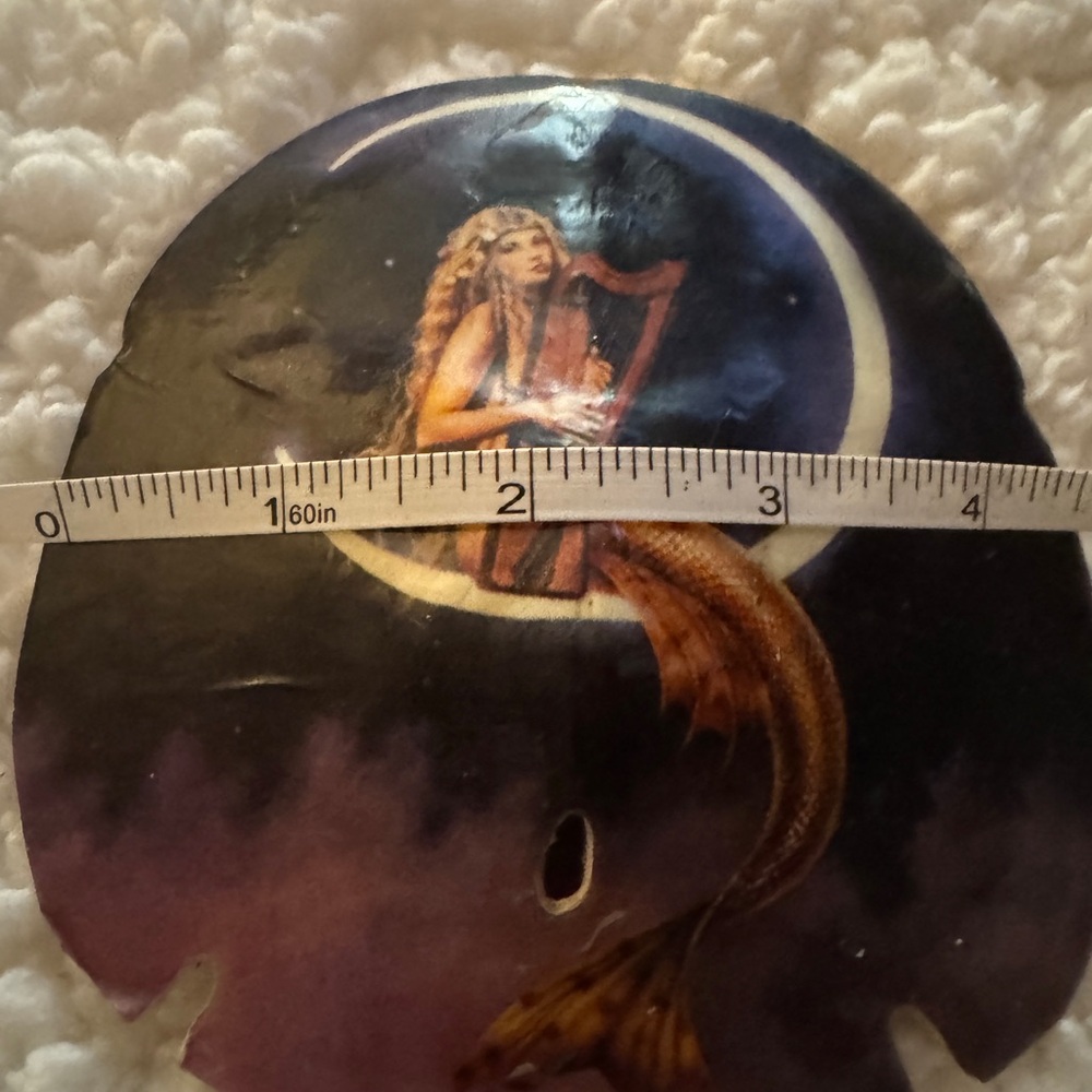 Mermaid on Crescent Moon Figurine